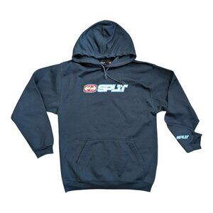 Vintage Split Skateboards Hoodie Men's L Grunge Pullover Y2K Logo Skater Surfer